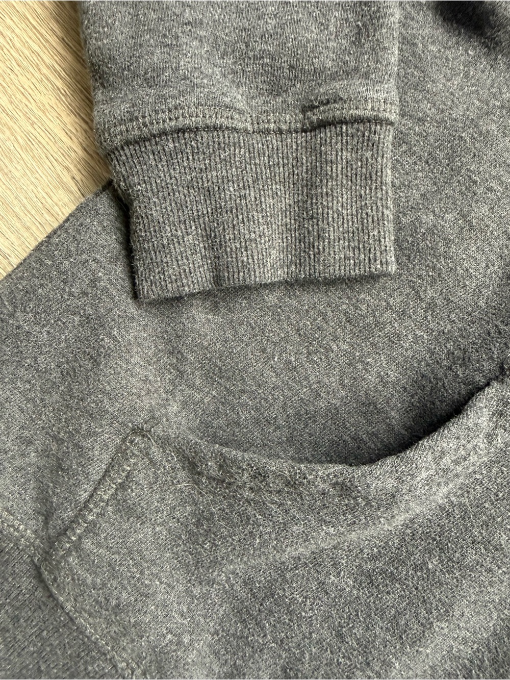 Champion Kids' L (10/12) Gray Full-Zip Hoodie with Logo - Picture 8 of 10